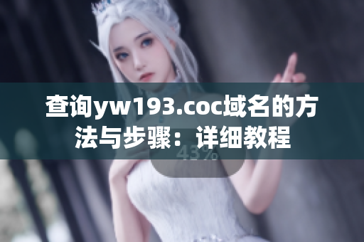 查詢yw193.coc域名的方法與步驟：詳細(xì)教程