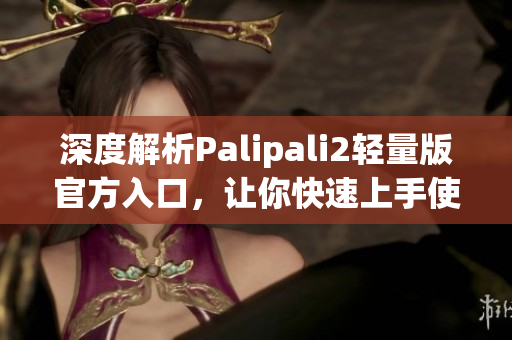 深度解析Palipali2輕量版官方入口，讓你快速上手使用