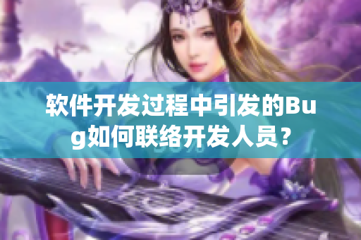 軟件開發(fā)過程中引發(fā)的Bug如何聯(lián)絡(luò)開發(fā)人員？