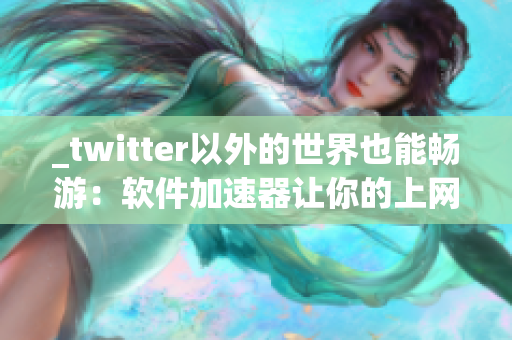 _twitter以外的世界也能暢游：軟件加速器讓你的上網(wǎng)速度更快_