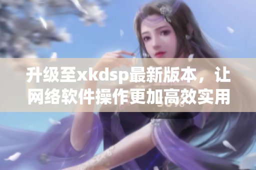 升級至xkdsp最新版本，讓網(wǎng)絡軟件操作更加高效實用