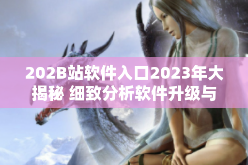 202B站軟件入口2023年大揭秘 細(xì)致分析軟件升級(jí)與優(yōu)化步驟