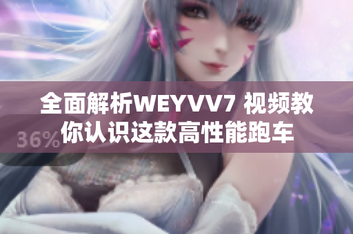 全面解析WEYVV7 視頻教你認識這款高性能跑車