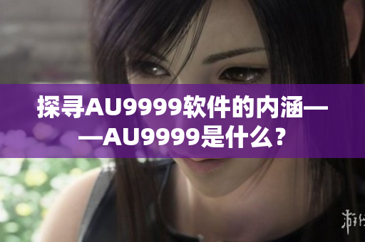 探尋AU9999軟件的內(nèi)涵——AU9999是什么？