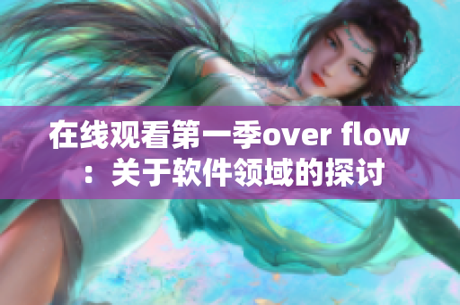 在線觀看第一季over flow：關(guān)于軟件領(lǐng)域的探討