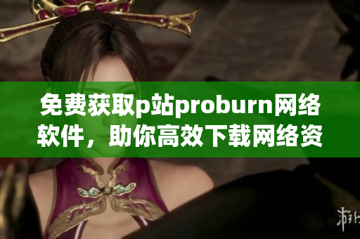 免費獲取p站proburn網(wǎng)絡(luò)軟件，助你高效下載網(wǎng)絡(luò)資源