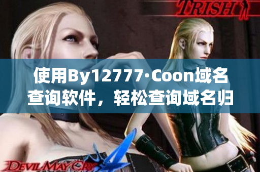 使用By12777·Coon域名查詢軟件，輕松查詢域名歸屬和歷史記錄