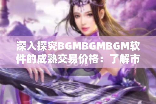 深入探究BGMBGMBGM軟件的成熟交易價格：了解市場行情與產品特色