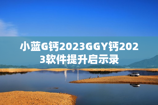 小藍(lán)G鈣2023GGY鈣2023軟件提升啟示錄