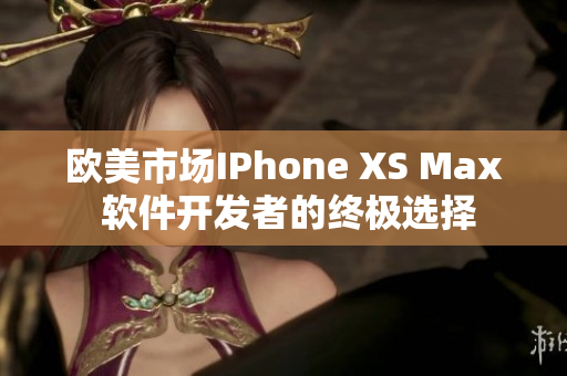 歐美市場(chǎng)IPhone XS Max 軟件開發(fā)者的終極選擇