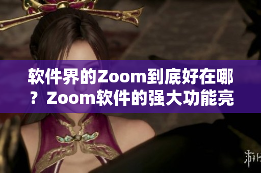 軟件界的Zoom到底好在哪？Zoom軟件的強大功能亮點解析