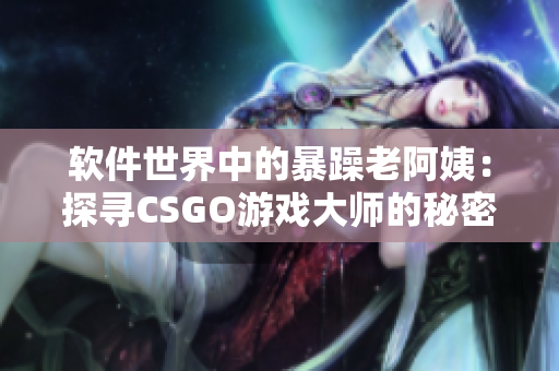 軟件世界中的暴躁老阿姨：探尋CSGO游戲大師的秘密