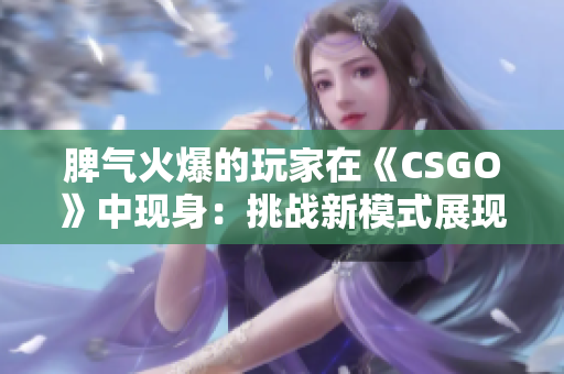 脾氣火爆的玩家在《CSGO》中現身：挑戰(zhàn)新模式展現技術實力