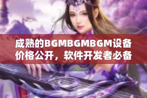 成熟的BGMBGMBGM設(shè)備價格公開，軟件開發(fā)者必備神器