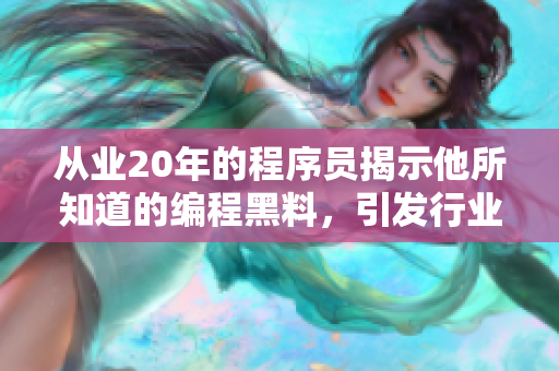 從業(yè)20年的程序員揭示他所知道的編程黑料，引發(fā)行業(yè)內(nèi)討論