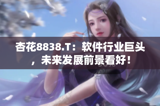 杏花8838.T：軟件行業(yè)巨頭，未來發(fā)展前景看好！